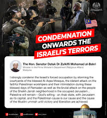 Puteri sarah ke pejabat agama? Dr Zulkifli Mohamad Al Bakri On Twitter Condemnation Towards The Israeli Forced Occupation Storming Of The Al Aqsa Mosque On Palestinian Worshippers