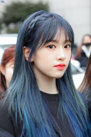 Dkb stands for dark brown eyes. Here S A Master List Of 30 K Pop Idols Who Have Looked Gorgeous With Blue Hair Korean Corners Just Another Korean Info