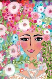 Mustard And Lace Canvas Wall Art by Whales Way