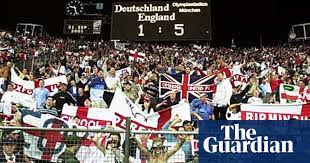 On 1 september 2001 germany met england during the qualifying stages of the 2002 world cup, at the olympiastadion in munich. From The Vault Germany 1 5 England Germany The Guardian