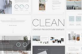 Clean - Creative Google Slides | Google Slides Templates ~ Creative Market