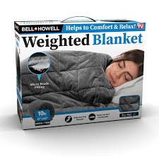 This is the way you're meant to sleep. Bell And Howell Pleasure Pedi Sleep Therapy Weighted Blankets Overstock 28897134