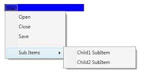 We have already saw one example of border here. Wpf Menus A Complete Tutorial