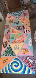 Beer Pong Table In 2020 Beer Pong Table Painted Custom Beer Pong Tables Beer Pong Table Diy