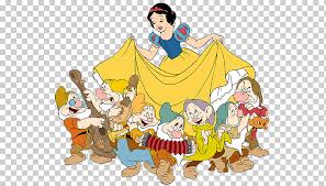 Blancanieves y los siete enanitos. Blancanieves Y La Ilustracion De Los 7 Enanitos Blancos Como La Nieve Siete Enanos Timidos Grunones