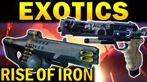 The name is subject to change. Destiny All Rise Of Iron Exotics Revealed So Far Youtube