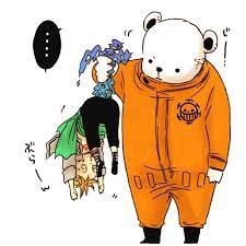 クマに出会ったら クマ イラスト 白ひげ海賊団 白ひげ