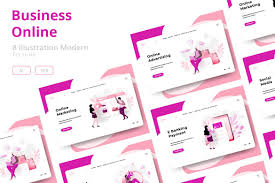 Download Business Online Graphic By Twiri Creative Fabrica In 2020 Business Illustration Online Business Free Design Resources Yellowimages Mockups