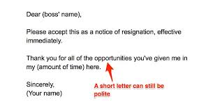 But i focus on just a simple letter and on making the resume stand out. How To Write A Resignation Letter