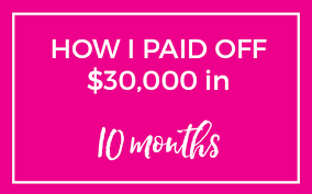 This has affected my credit score. The Ultimate Guide To How I Paid Off 30 000 In 10 Months Whitney Hansen Money Coaching