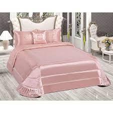 evlen home collection sunset cift kisilik yatak ortusu takimi pudra yatak ortusu yatak yatak ortuleri