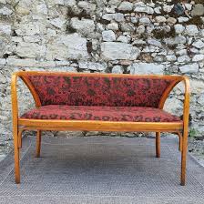 The wide bentwood disks hold slender, slightly sloping legs, creating a very special shape. Lot Art Marcel Kammerer Thonet Sofa No 6217 Marcel Kammerer For Thonet Exclusive Design