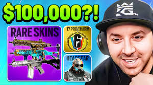 My $100,000+ Rainbow Six Siege Locker Tour! *RARE SKINS*
