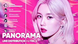 It's fiesta visual aesthetic attack + story/easter eggs elements from secret story of the swan. Iz One Panorama Line Distribution Lyrics Color Coded Youtube