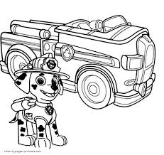 Discover our paw patrol coloring pages ! Paw Patrol Printables Coloring Pages Marshall Coloring Pages Printable Com