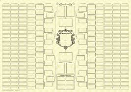 Family Tree Chart 10 Generation Bowtie Blank Family Tree