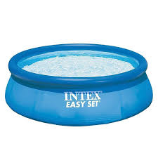 Intex 10 Ft Easy Set Swimming Pool Blue 10 Ft Blue Easy Intex Pool Set Swimming Easy Set Pools Inflatable Swimming Pool Above Ground Swimming Pools