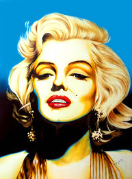 Hi everyone, I'm an artist who loves to paint Marilyn, I'm glad to share  with you one of my paintings I dedicated to her :-)