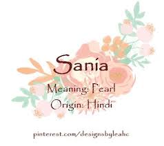 Baby Girl Name Sania Meaning Pearl Origin Hindi Www Pinterest Com Designsbyleahc Baby Girl Names Unique Baby Girl Names Biblical Baby Girl Names