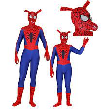 Cosplay Spider-Ham Peter Benjamin Porker Jumpsuits Bodysuit Halloween  Costumes | eBay