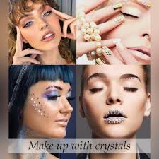 6 Sheets Face Gem Eye Body Jewels Crystal Self-Adhesive Rhinestone