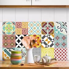 Credence Adhesive Cuisine Ou Sdb Carreau Ciment Beija Flor E10 Credence Adhesive Cuisine Stickers Muraux Adhesif Carreaux De Ciment