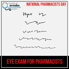 Happy National Pharmacists Day Pharmacist Medical Scrubs Laughter