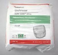 Cardinal Health Sure Care Super MAXIMUM Size XL Adult ...
