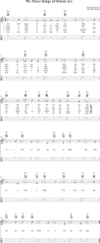Download free digital sheet music for many different instruments, ensembles, and styles. We Three Kings Of Orient Are Ukulele Chords Sheet Music Tab Lyrics