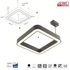 kare simit lineer led 17115 led renkler urunler