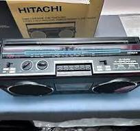 Vintage Hitachi TRK-720wm Boombox Stereo Cassette Recorder ...
