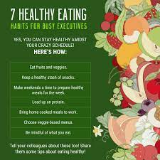 Eating until you are 80% full; 7 Healthy Eating Habits For Busy Executives Visit Www Unitepharmacy Com Healthyeatinghabits Healthy Eating Habits How To Stay Healthy Healthy Eating