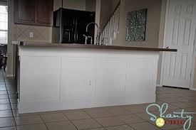 Diy Board And Batten Kitchen Island Diy Kitchen Island Kitchen Island Makeover Diy Wainscoting