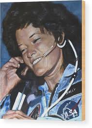 Sally Ride Wood Print