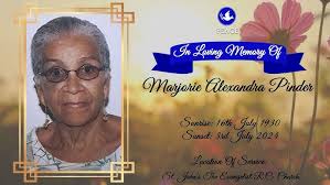 Funeral Tribute Service Of Marjorie Alexandra Pinder