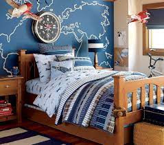 Stripe Quilt Boy Room Airplane Bedroom Boys Bedroom Decor