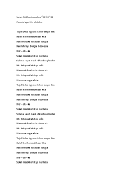 Sebab, lagu 17 agustus memiliki makna syukur atas kemerdekaan selain itu, masyarakat indonesia tetap sedia dan setia membela negara sampai akhir hayat. Lirik Lagu 17 Agustus 1945