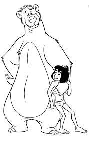 For ten years, the little man named mowgli grows peacefully among his wolf cub brothers. Download Or Print This Amazing Coloring Page Baloo Teach Mowgli The Jungle Law In The Jungle Book Coloring P Jungle Book Tattoo Jungle Book Jungle Book Disney