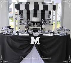 Red white polka dot party decorations. Black And White Birthday Party Ideas Photo 1 Of 9 White Party Decorations Black And White Party Decorations Birthday Party Table Decorations