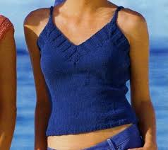 Scegli la grande moda a piccoli prezzi: Schemi Maglia Gratis Per Creare Una Canotta Blu Elettrico Pourfemme