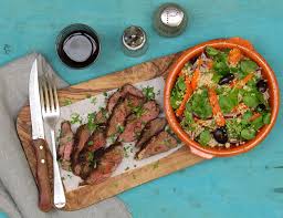 Place chops on a broiler pan coated with cooking spray, broil 4 minutes on each side or until desired degree of doneness couscous: Moroccan Lamb Neck With Roast Carrot Salad Abel Cole