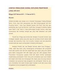 Check spelling or type a new query. Contoh Penulisan Jurnal Refleksi Praktikum