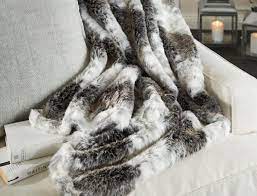 arctic faux fur throws snow wolf faux fur throw fur throw fur