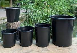Explore our huge selection today! China Black Big Black Plastic Flower Planter Garden Plant Pot Round 15 Gallon Pot China Nursery Flower Pots And Printed Plant Pot Price