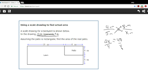 Present you what you need. Using A Scale Drawing To Find Actual Area Youtube