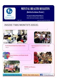 For example, aia is now offering insurance benefits for mental health, and ogilvy malaysia has recently introduced the employee mental health program in their company. Mmha Bulletin December 2015