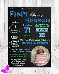 New Born Poster Boy Digital Print Newborn Announcement Trendy Baby Newborn Quotes