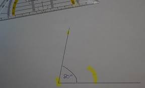 Winkel Zeichnen Mit Einem Geodreieck