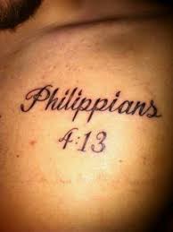 The 60 best bible verse tattoos for men improb. Pin Philippians 4 13 Tattoo On Ribs On Pinterest Free Tattoo Ideas