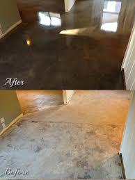 Stained Concrete Interior In North San Juan California The Floor Was Stained With Smith Stain And Sealed With Cr Stained Concrete Concrete Interiors Flooring
